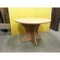 Sugar Maple 42 in. Round Meeting Table Wood Base